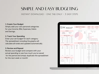 Household Monthly Budget Planner