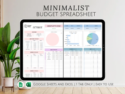 Household Monthly Budget Planner